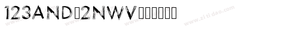 123And-2nwv字体转换