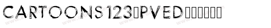 Cartoons123-Pved字体转换