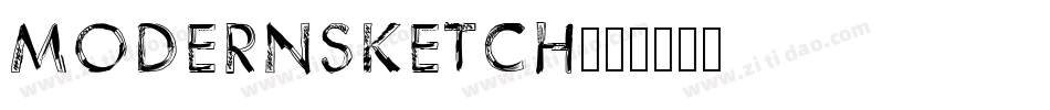 ModernSketch字体转换