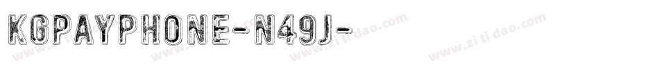 KgPayphone-n49J字体转换