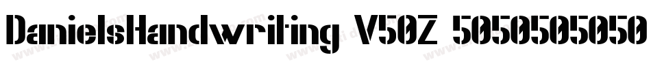 DanielsHandwriting-V50Z字体转换