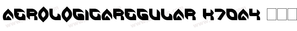 AerologicaRegular-K7day字体转换