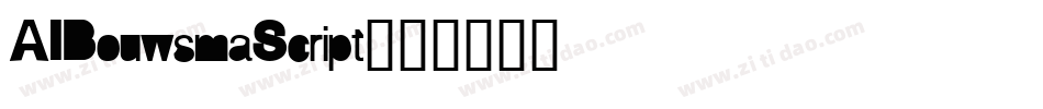 AIBouwsmaScript字体转换