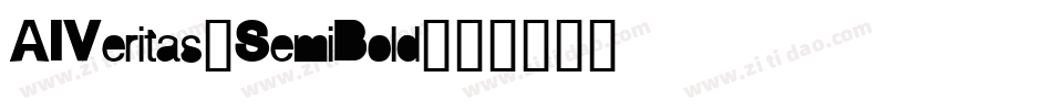 AIVeritas-SemiBold字体转换