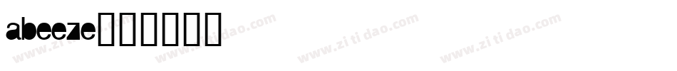 abeeze字体转换