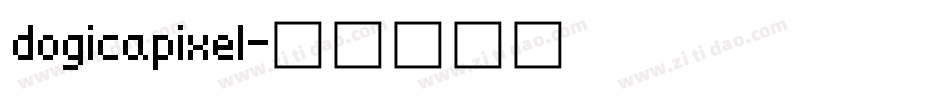 dogicapixel字体转换