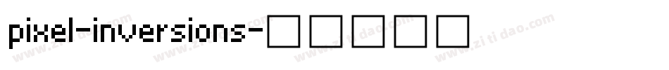 pixel-inversions字体转换