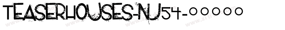 TeaserHouses-nj54字体转换