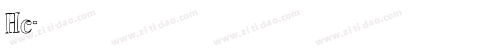 Hc字体转换