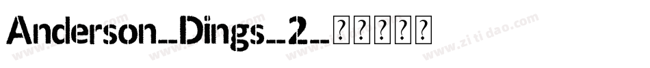 Anderson-Dings-2字体转换
