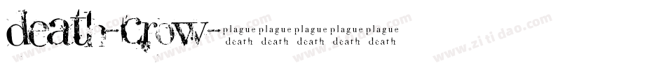 DEATH-CROW字体转换
