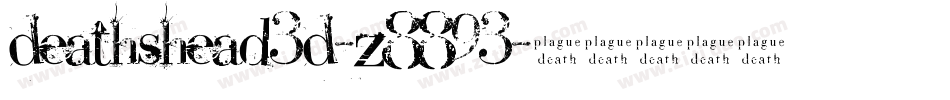 Deathshead3D-z8893字体转换