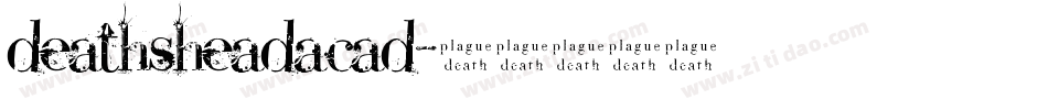deathsheadacad字体转换
