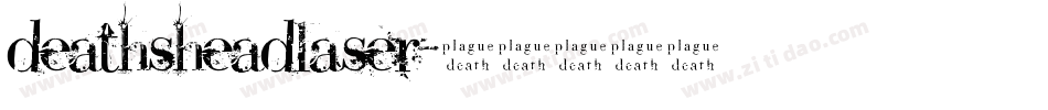 deathsheadlaser字体转换