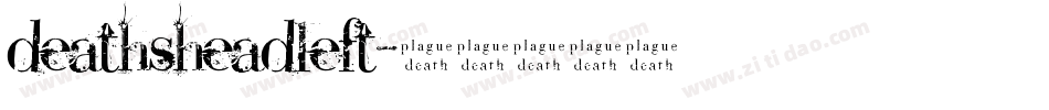 deathsheadleft字体转换