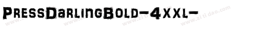 PressDarlingBold-4xxl字体转换