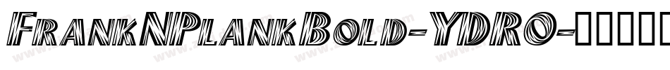 FrankNPlankBold-YDRO字体转换