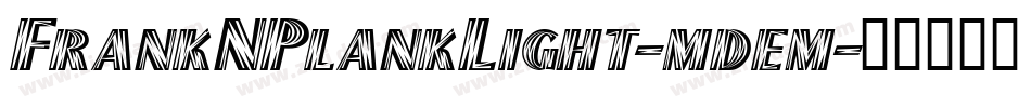 FrankNPlankLight-mdem字体转换