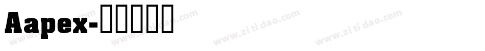 Aapex字体转换