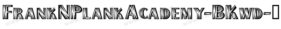 FrankNPlankAcademy-BKwd字体转换