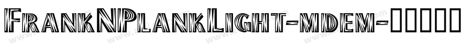 FrankNPlankLight-mdem字体转换