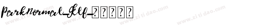 ParkNormal-9KlB字体转换
