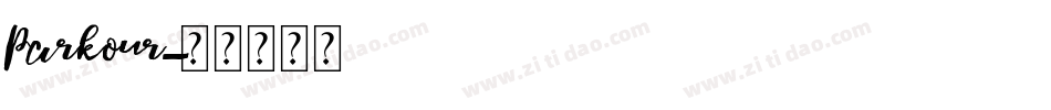 Parkour字体转换