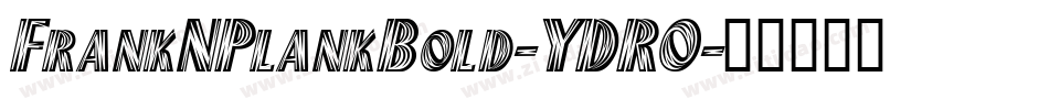FrankNPlankBold-YDRO字体转换
