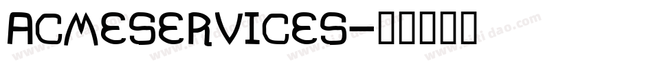 AcmeServices字体转换