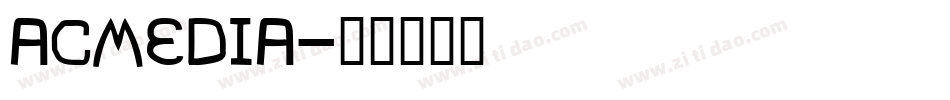Acmedia字体转换