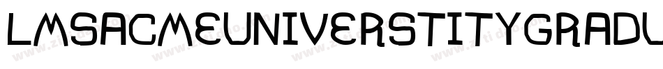 LmsAcmeUniverstityGraduates-8ZKJ字体转换