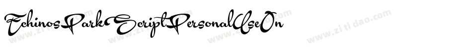 EchinosParkScriptPersonalUseOnly-mpM9字体转换 EchinosParkScriptPersonalUseOnly-mpM9字体转换