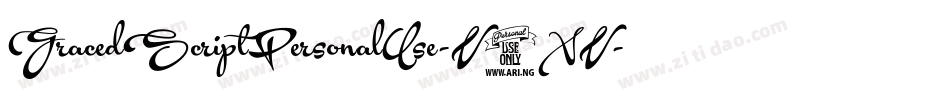 GracedScriptPersonalUse-V5XV字体转换 GracedScriptPersonalUse-V5XV字体转换