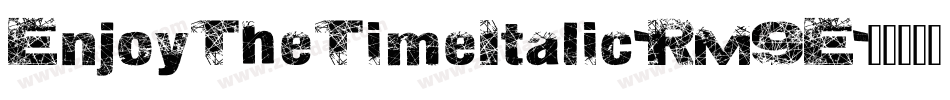 EnjoyTheTimeItalic-RM9E字体转换