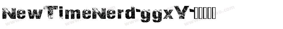 NewTimeNerd-ggxY字体转换