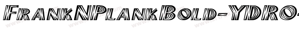 FrankNPlankBold-YDRO字体转换