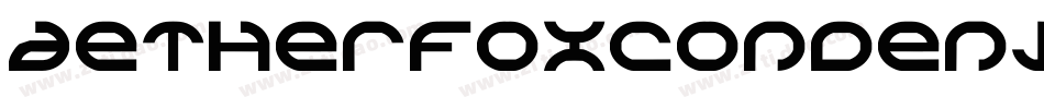 AetherfoxCondensed-KrXy字体转换