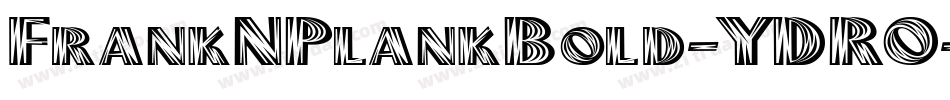 FrankNPlankBold-YDRO字体转换