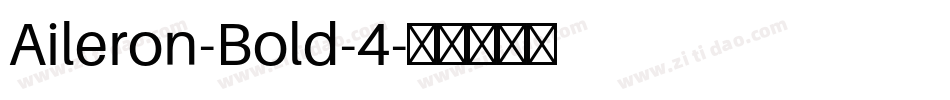 Aileron-Bold-4字体转换