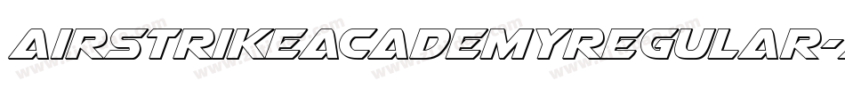 AirstrikeAcademyRegular-zwvD字体转换