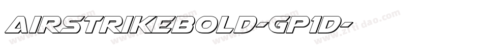 AirstrikeBold-Gp1D字体转换