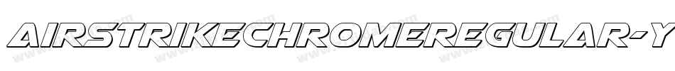 AirstrikeChromeRegular-yv2M字体转换