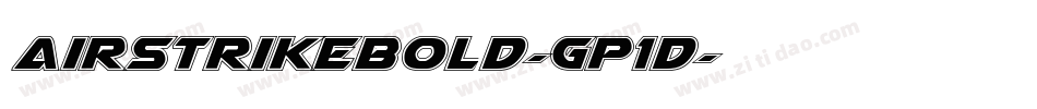 AirstrikeBold-Gp1D字体转换