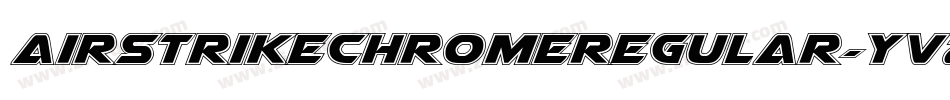 AirstrikeChromeRegular-yv2M字体转换