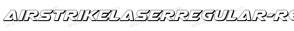 AirstrikeLaserRegular-R67W字体转换