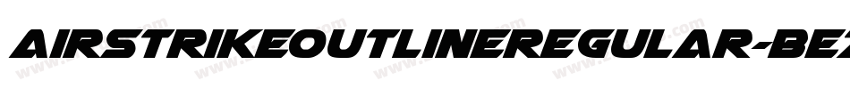 AirstrikeOutlineRegular-BEzx字体转换