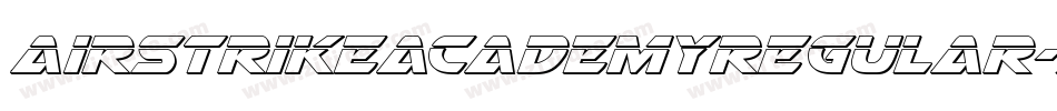 AirstrikeAcademyRegular-zwvD字体转换