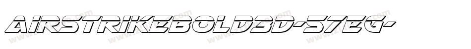 AirstrikeBold3D-57EG字体转换