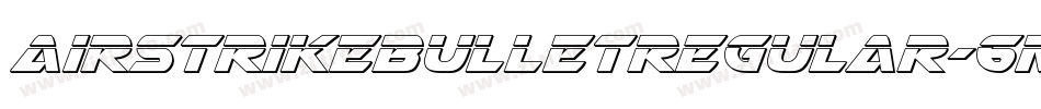 AirstrikeBulletRegular-6mOD字体转换