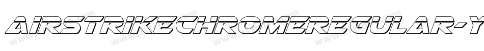 AirstrikeChromeRegular-yv2M字体转换
